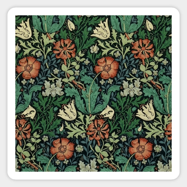 William Morris Compton Sticker by fineartgallery